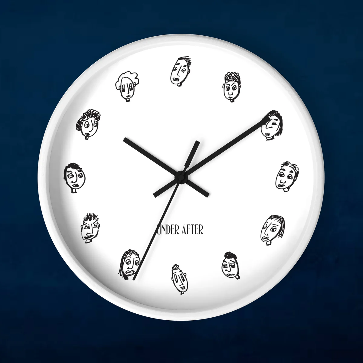 Under After • Illustrated clock faces, now for sale