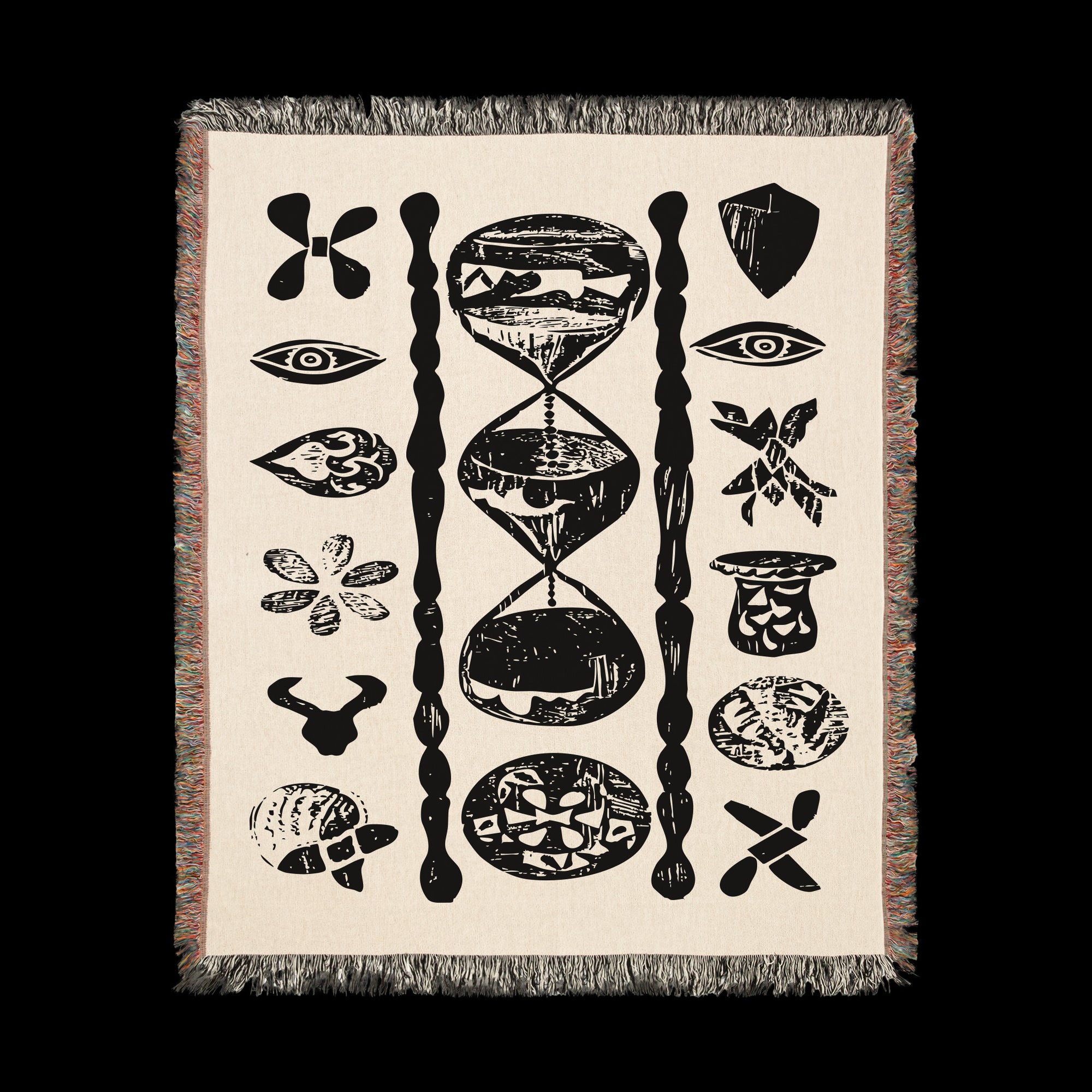 Under After • Designed the "Time is an Illusion" woven blanket throw