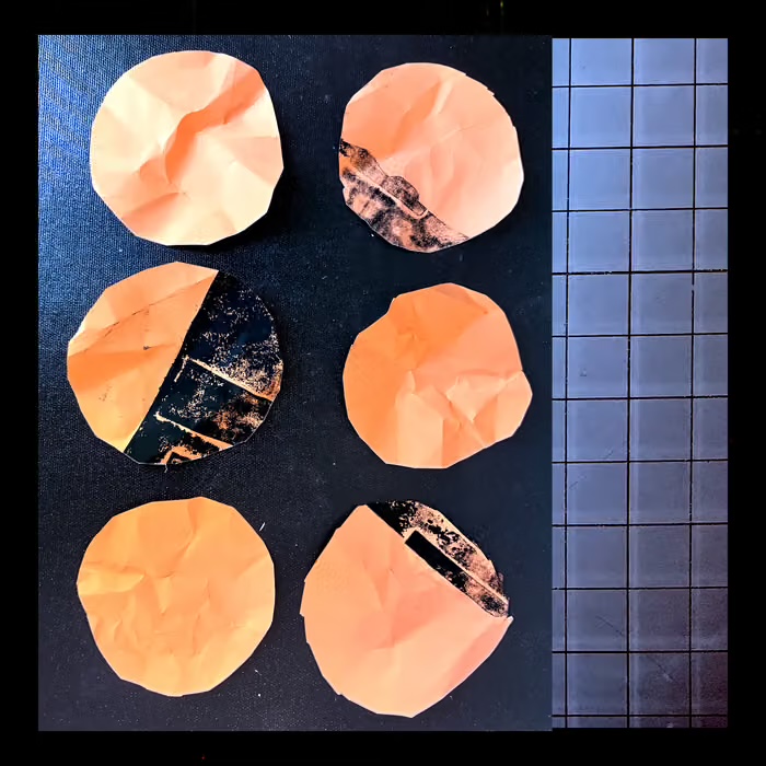 Under After • Designed the cover art for "Folded Circles" by Lost Waves