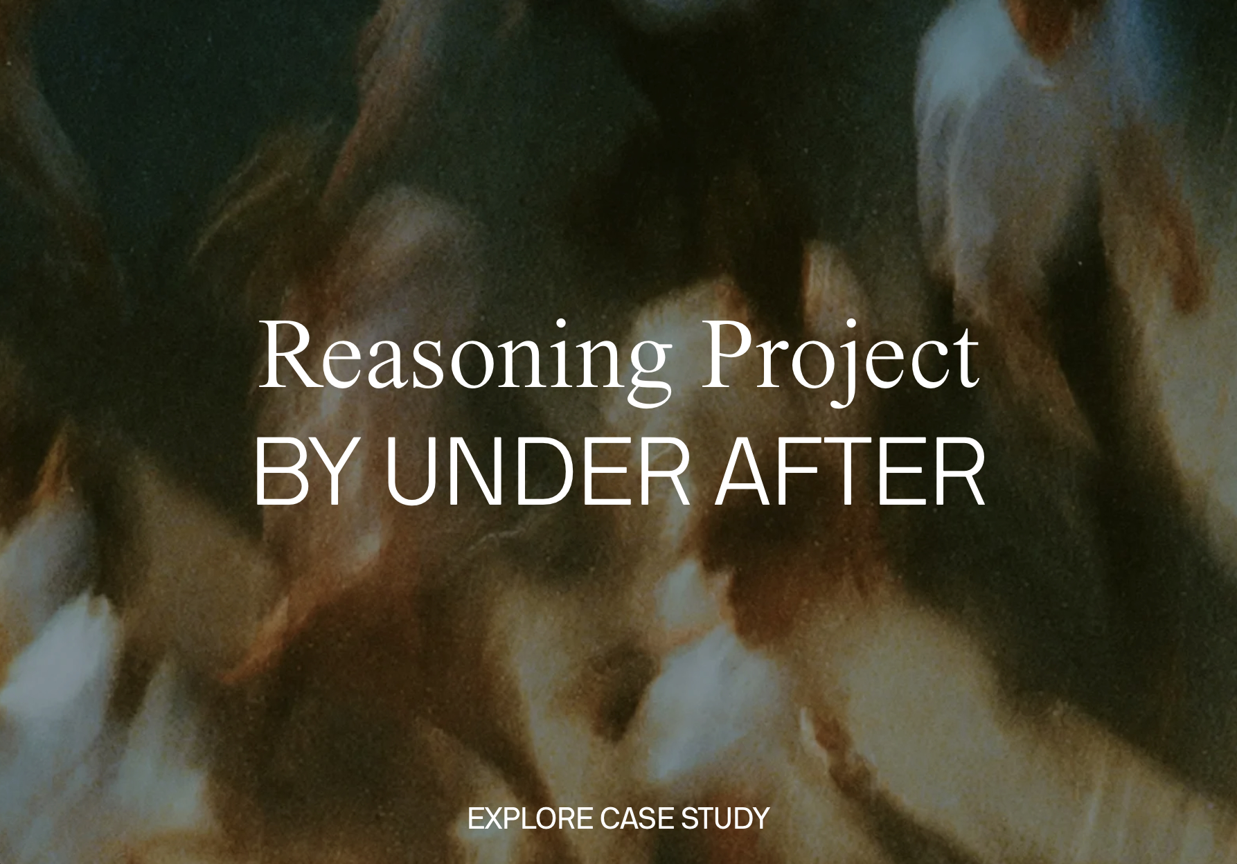 The Brand Identity feature on Under After's Reasoning Project rebrand