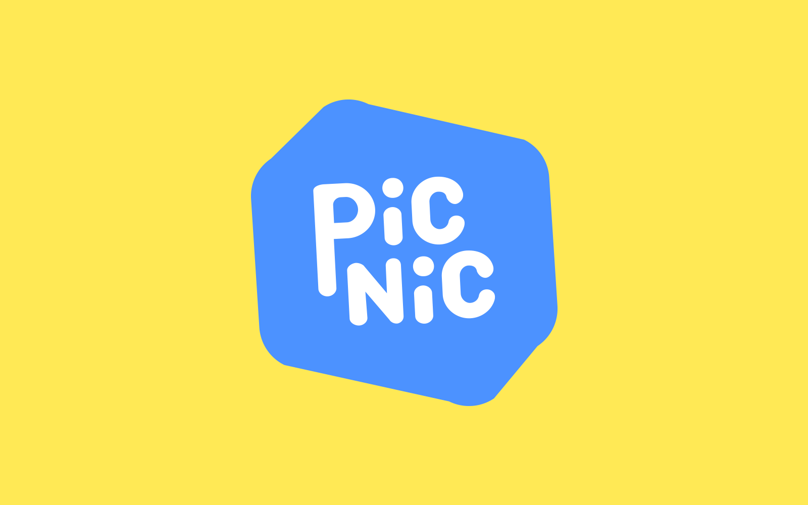 Picnic micro-donation brand identity stationery system