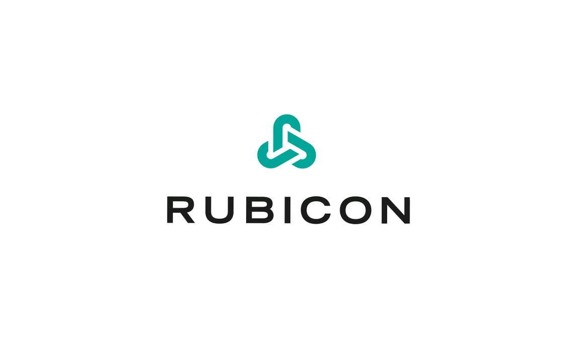 Rubicon brand identity collateral and stationery system