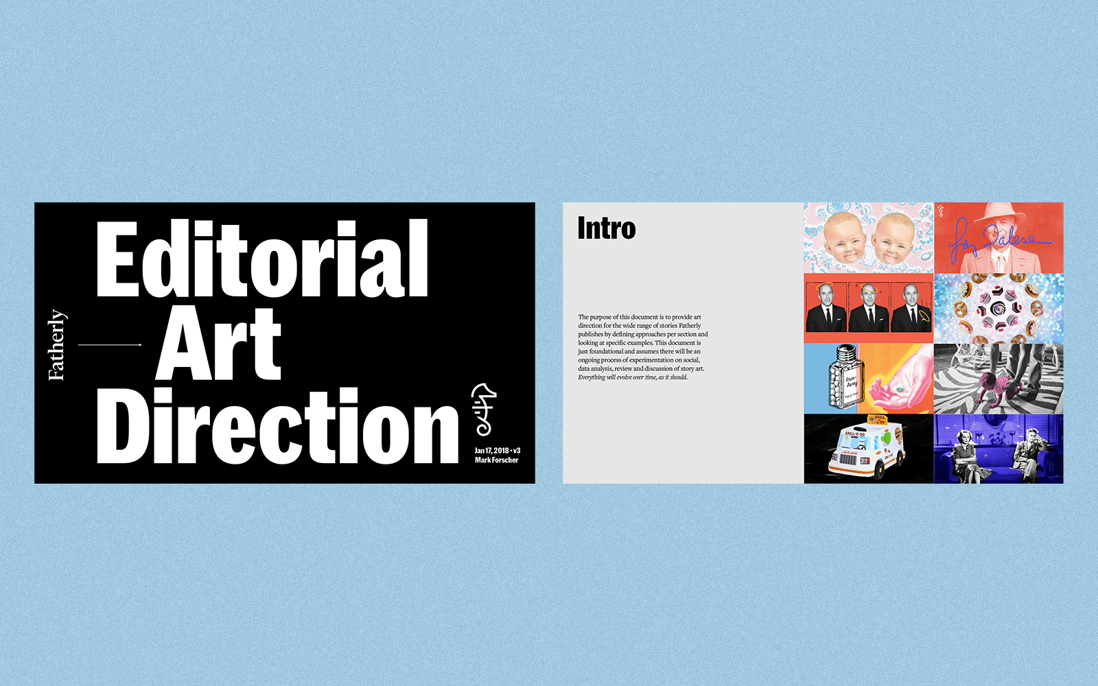 Fatherly editorial art direction system