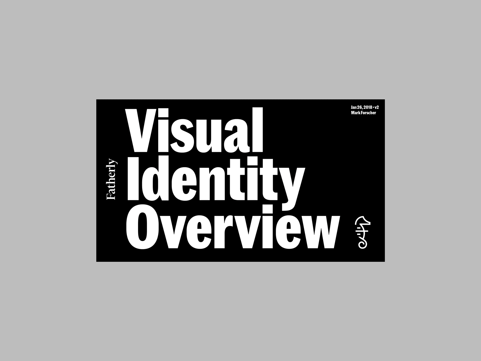 Fatherly visual identity system overview