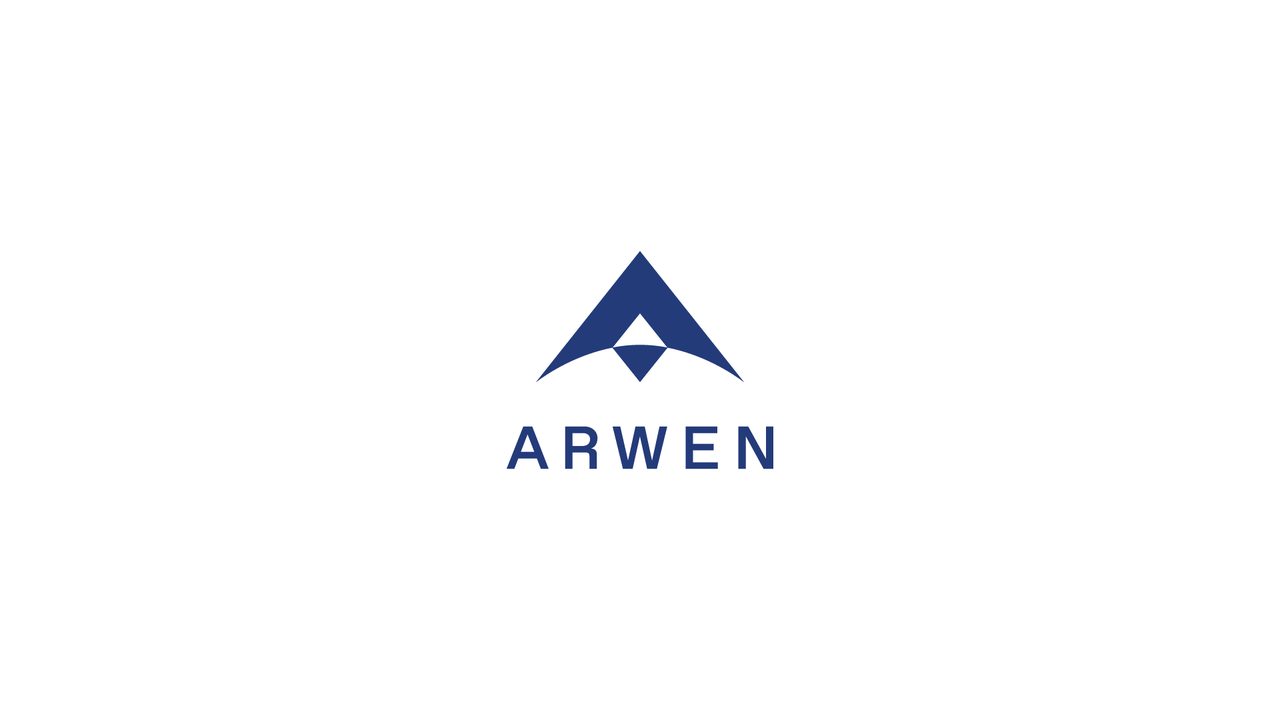 Arwen crypto trading brand identity system