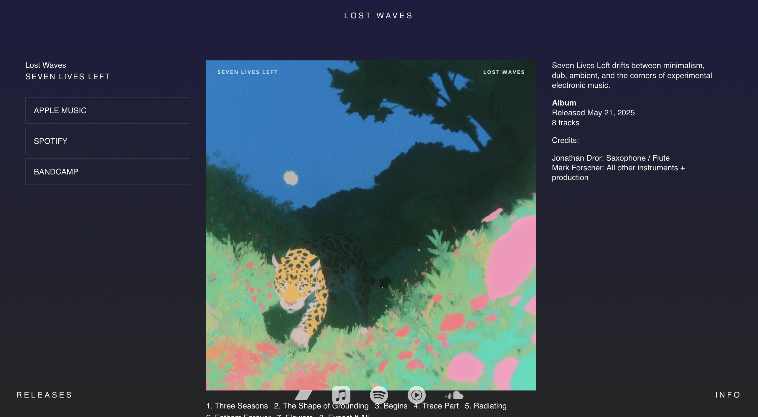 Lost Waves infinite ocean environment with atmospheric lighting