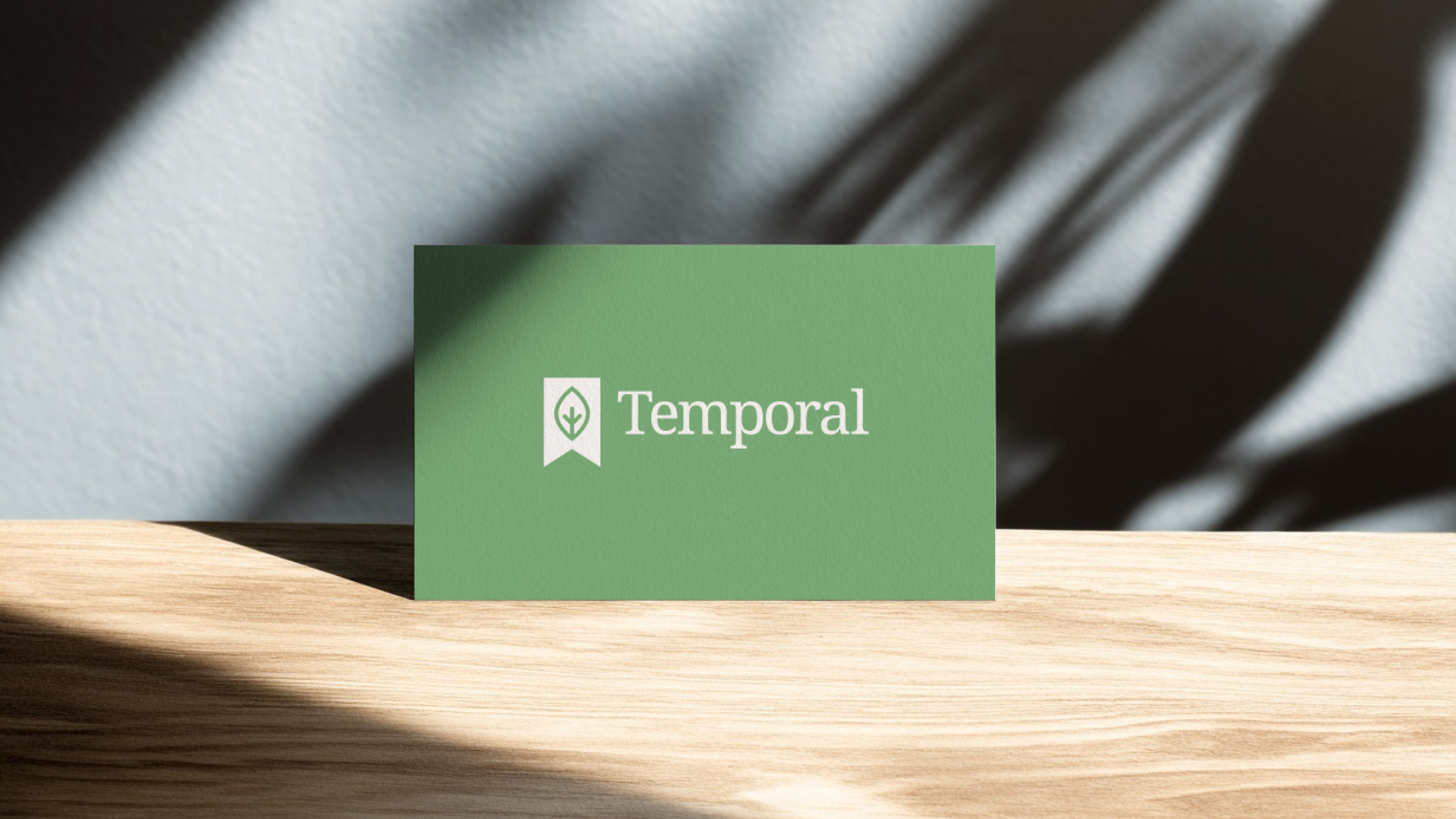 Temporal business card design