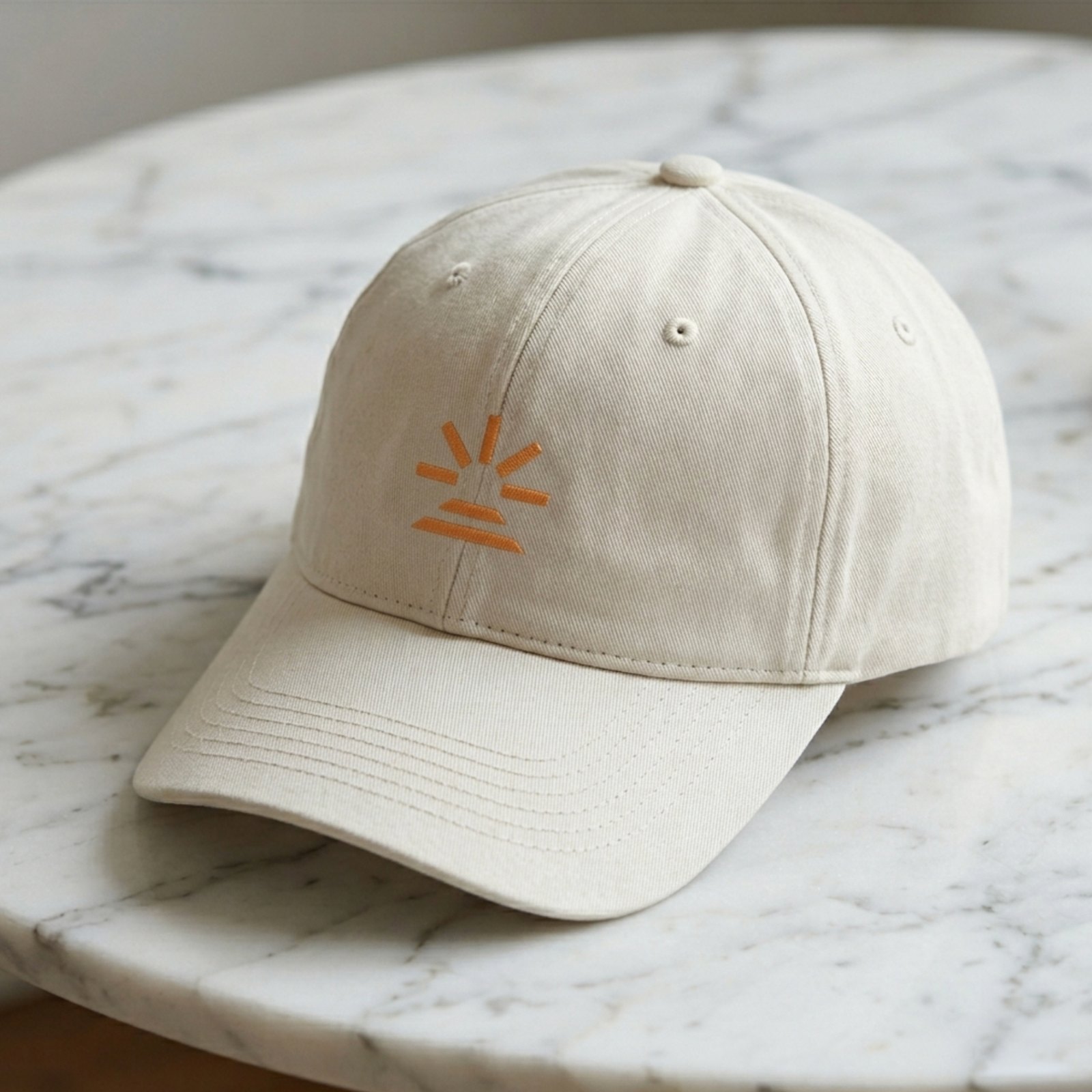 Pathlight logo embroidered on a cap