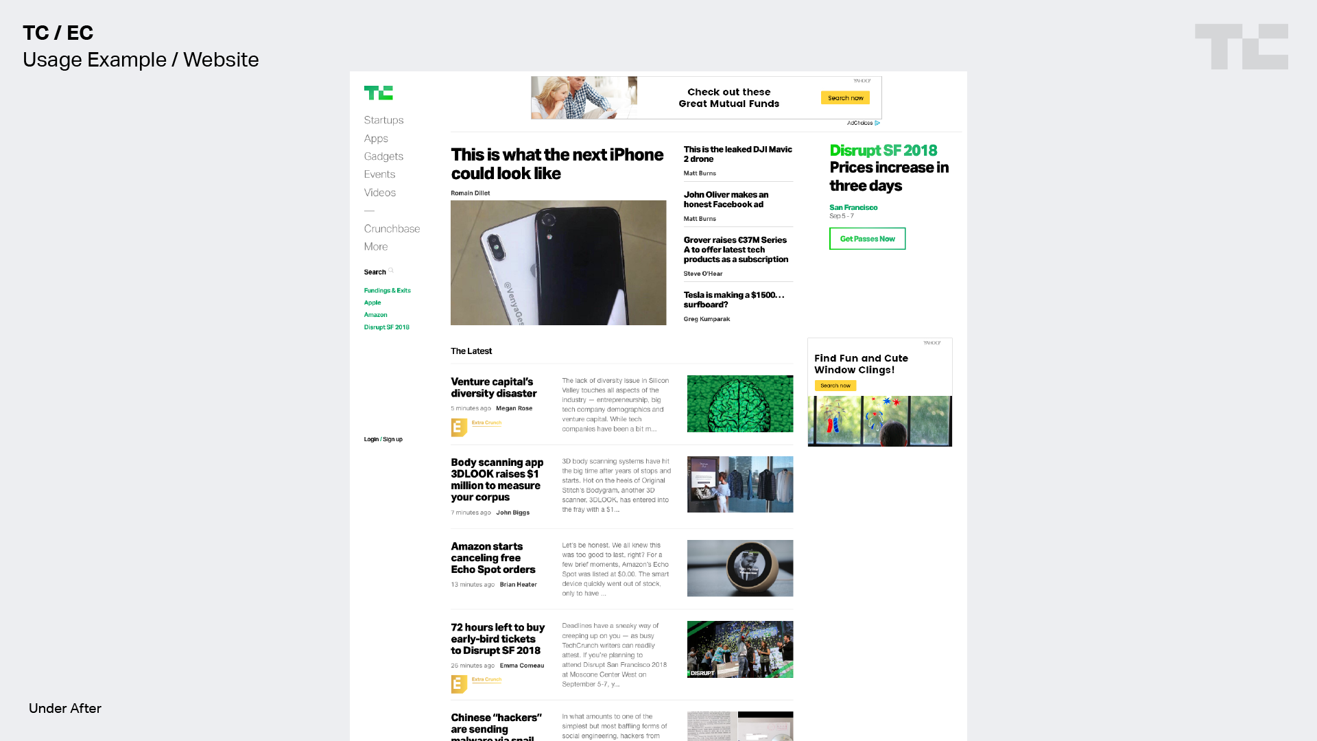 Extra Crunch brand pattern system applied to digital backgrounds and web layouts