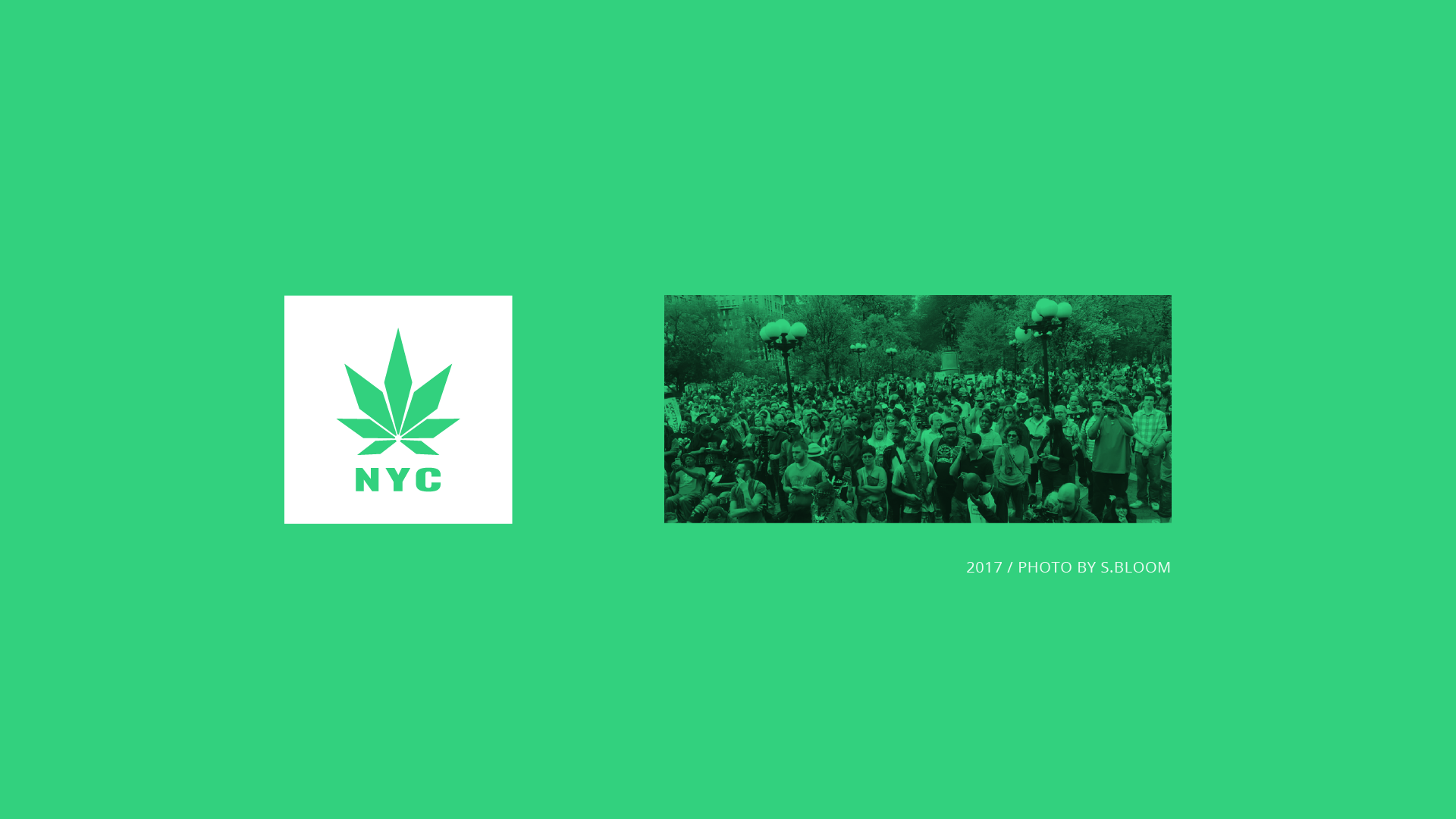NYC Cannabis Parade event poster design