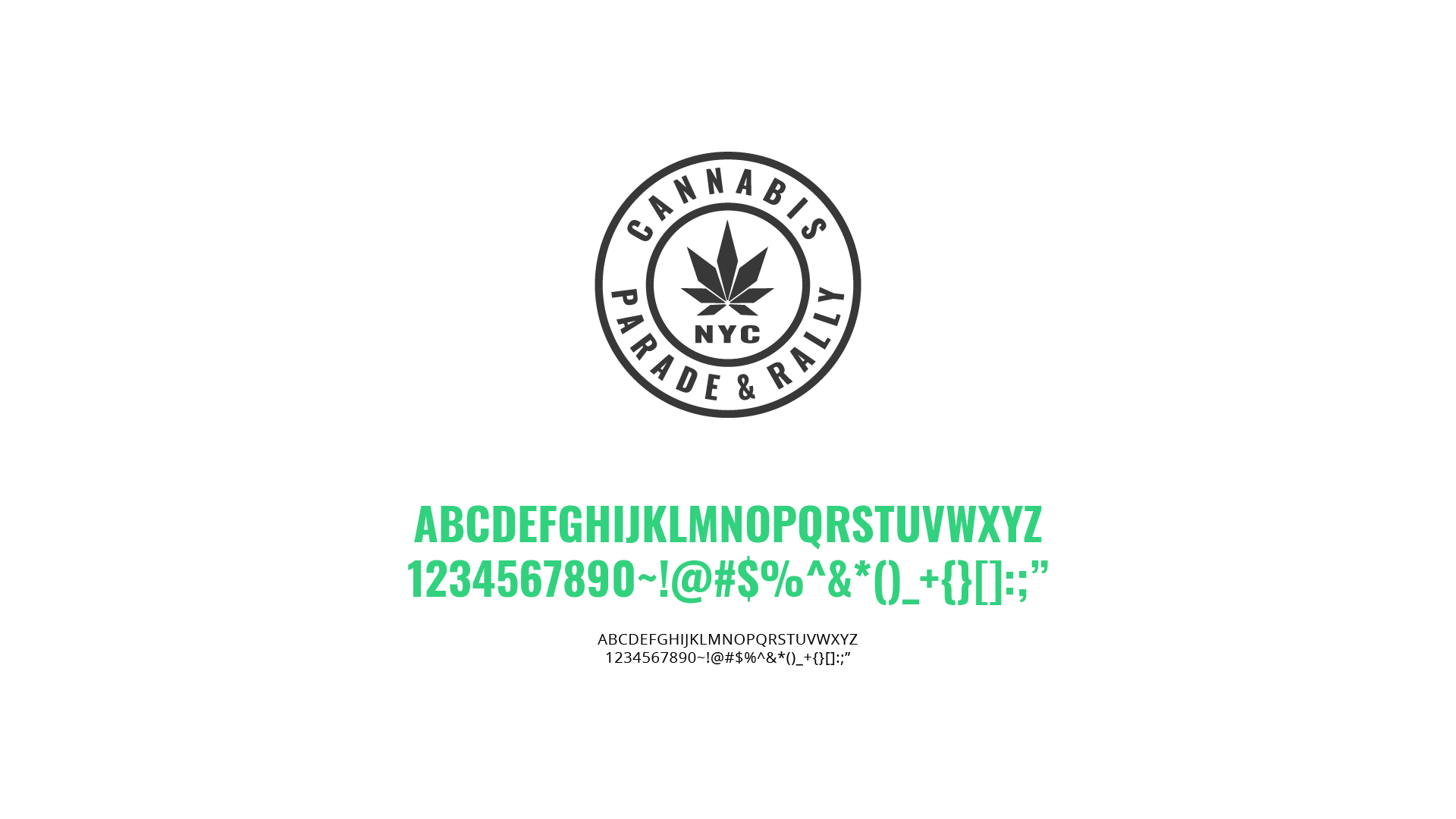 NYC Cannabis Parade merchandise design