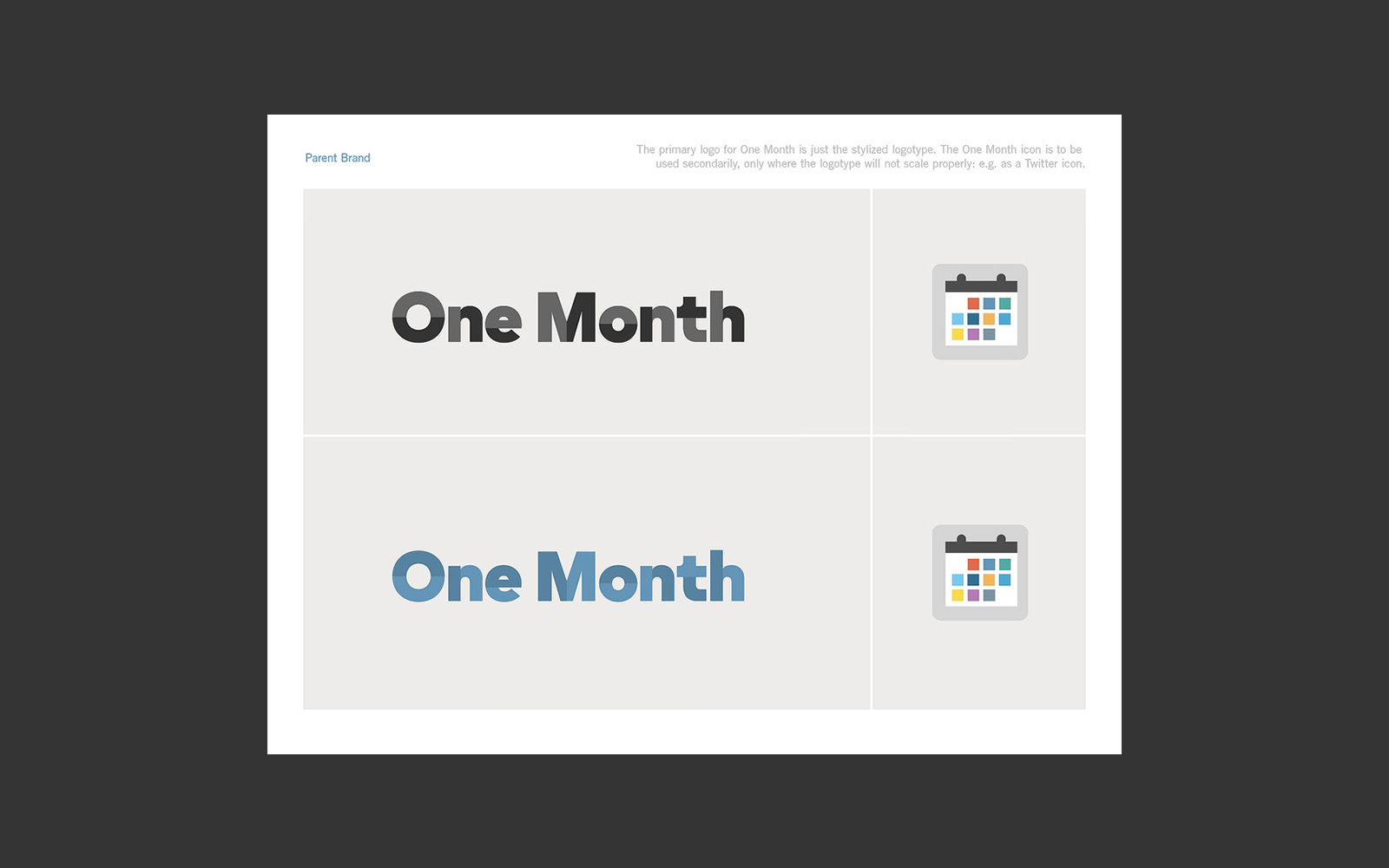 One Month design by Under After