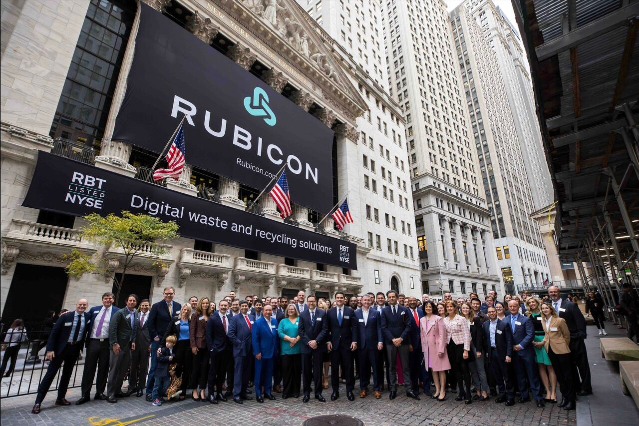 Rubicon Global rings the opening bell at NYSE
