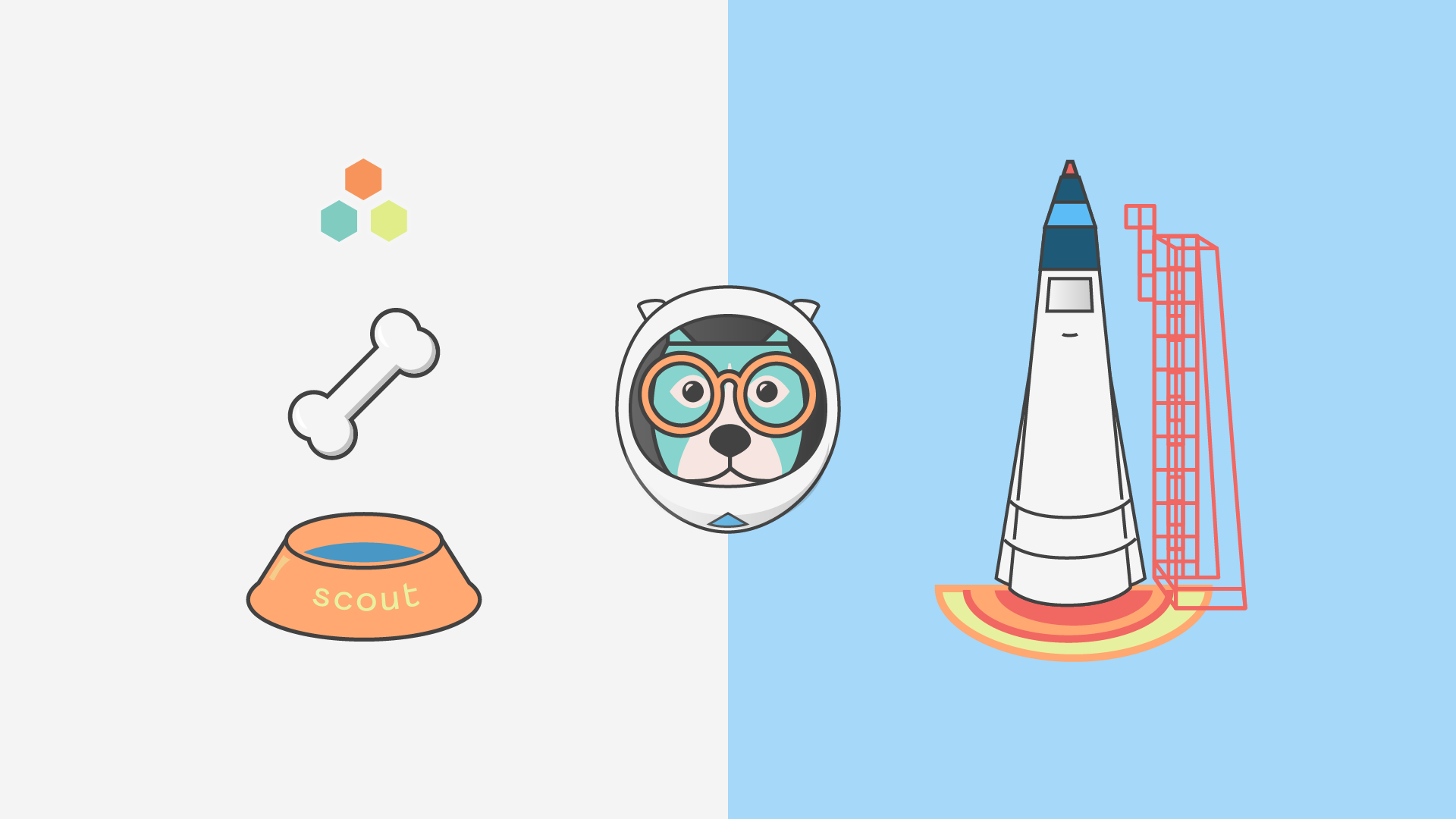 Blockchain brand color palette and typography system – Under After brand work